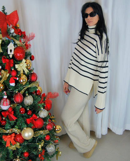 Maglione rigatino