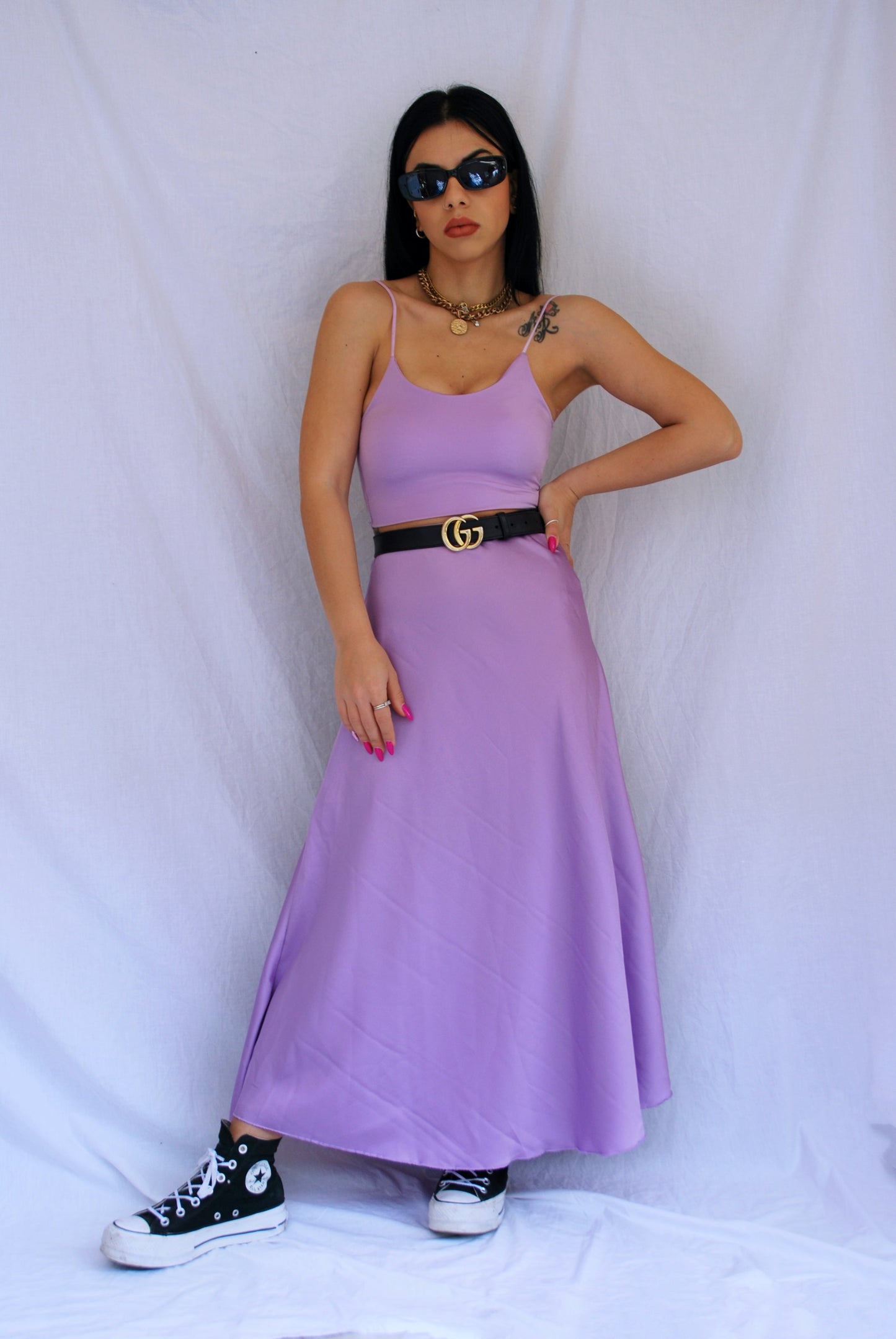 Gonna Esmeralda glicine