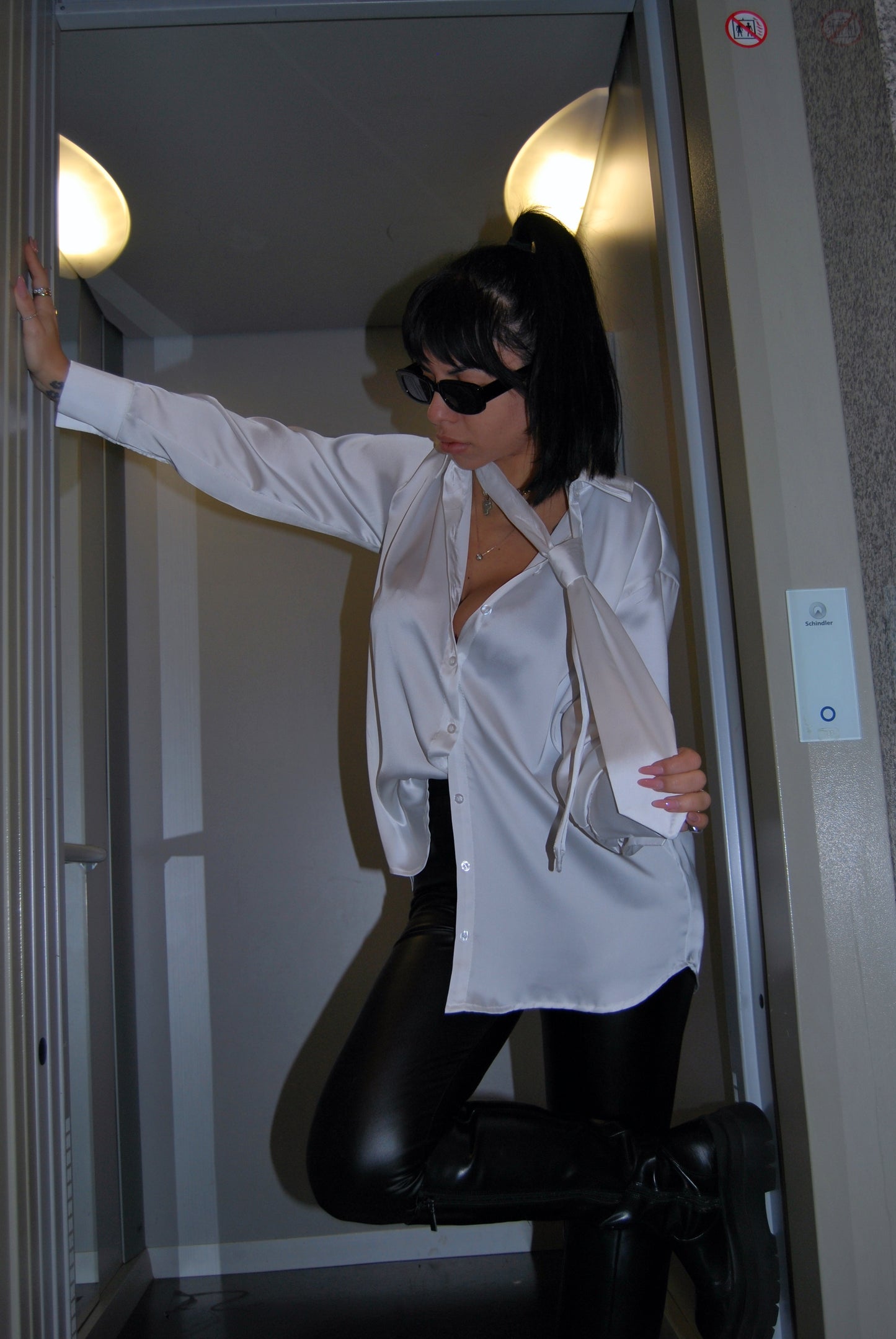 Camicia satin office