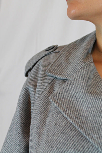 Giacca tweed crop