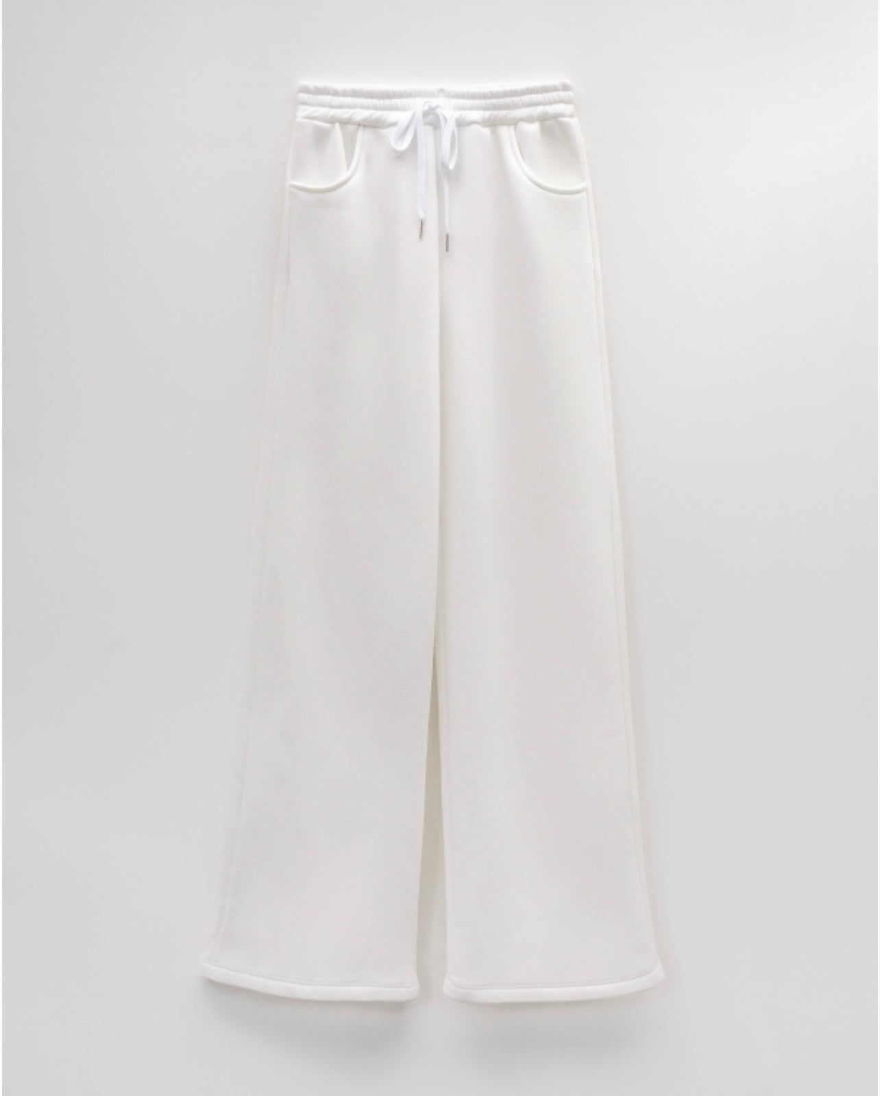 Pantalone straight liscio