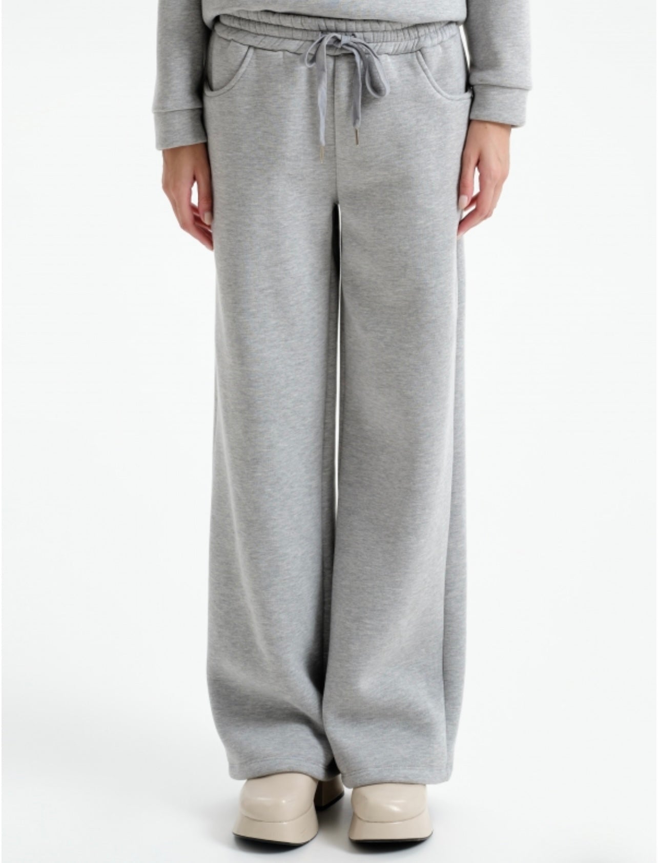Pantalone straight liscio
