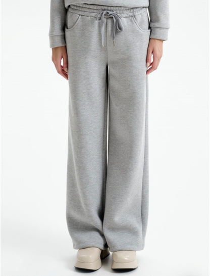 Pantalone straight liscio