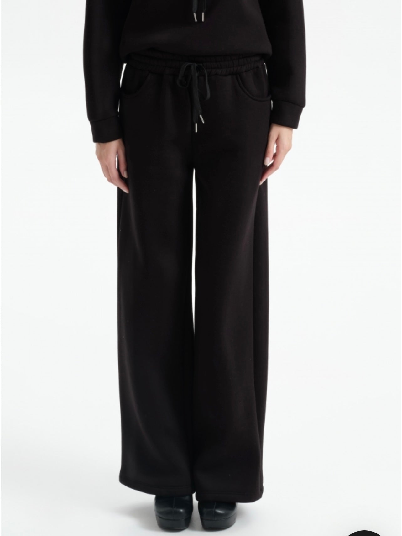 Pantalone straight liscio