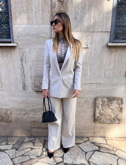 Tailleur Jolie bianco sporco