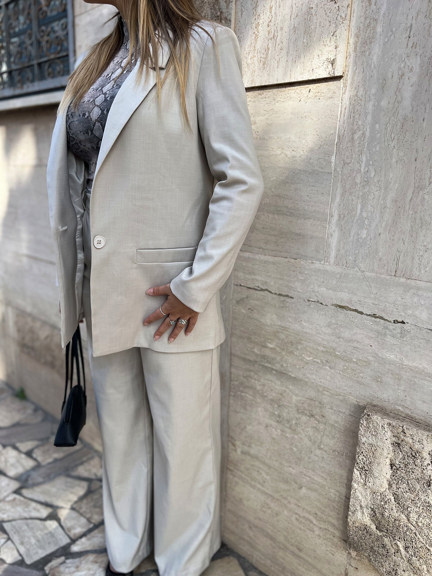 Tailleur Jolie bianco sporco