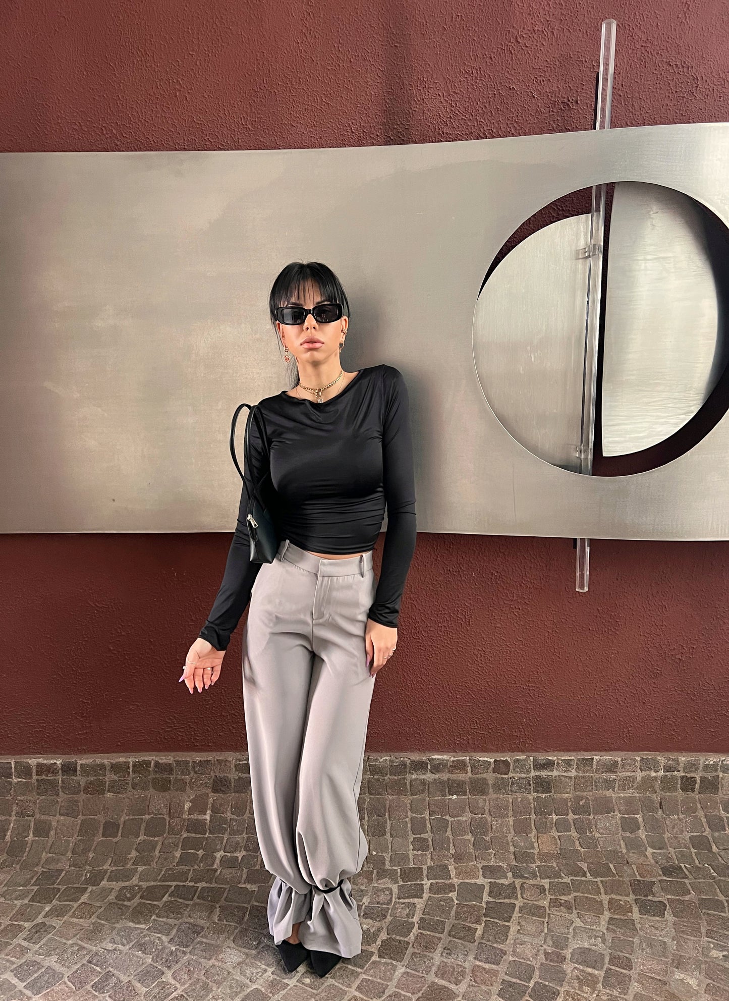 Pantalone Nina grigio