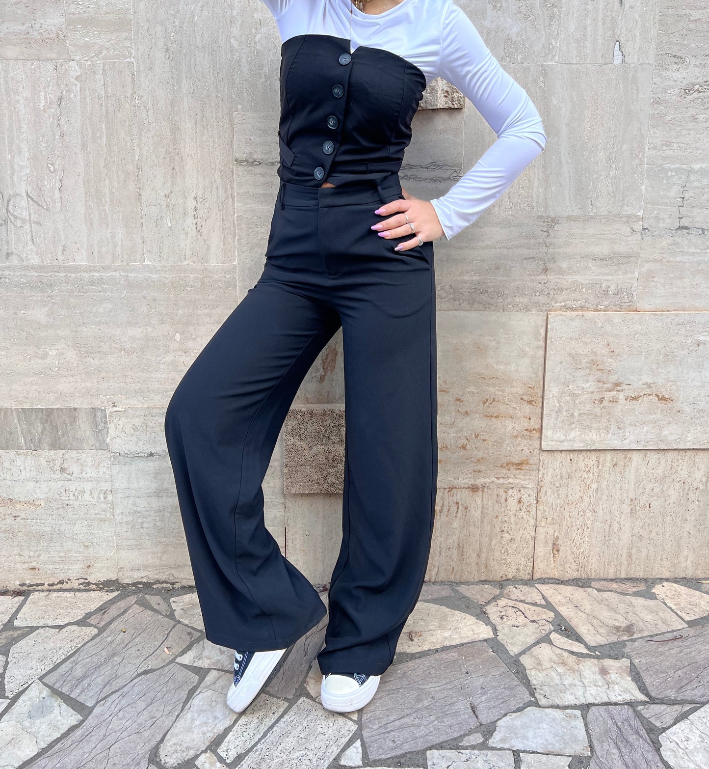 Pantalone Nina nero