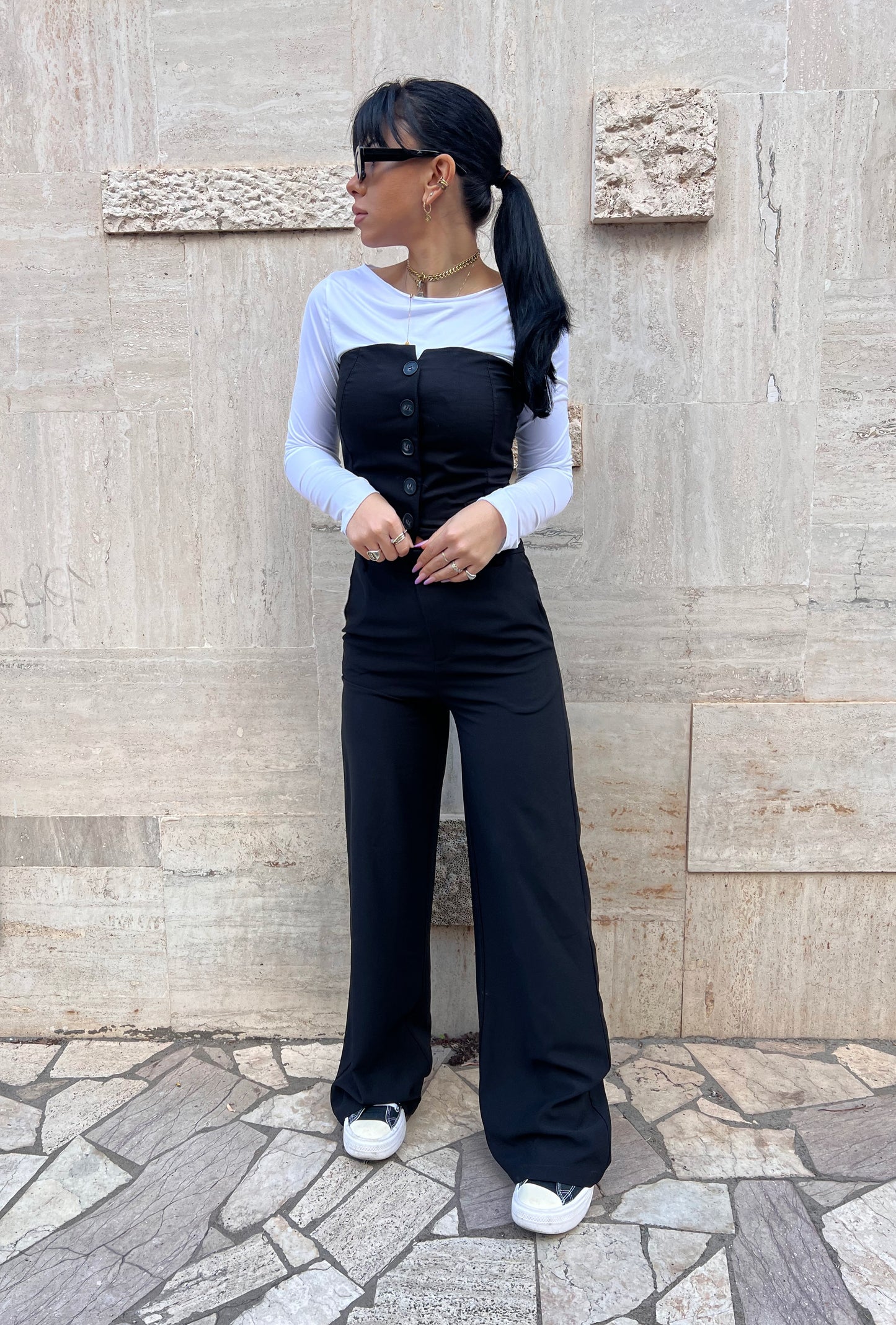 Pantalone Nina nero