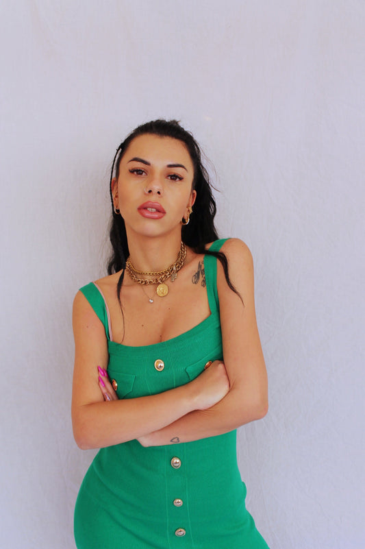 Vestito Audry verde